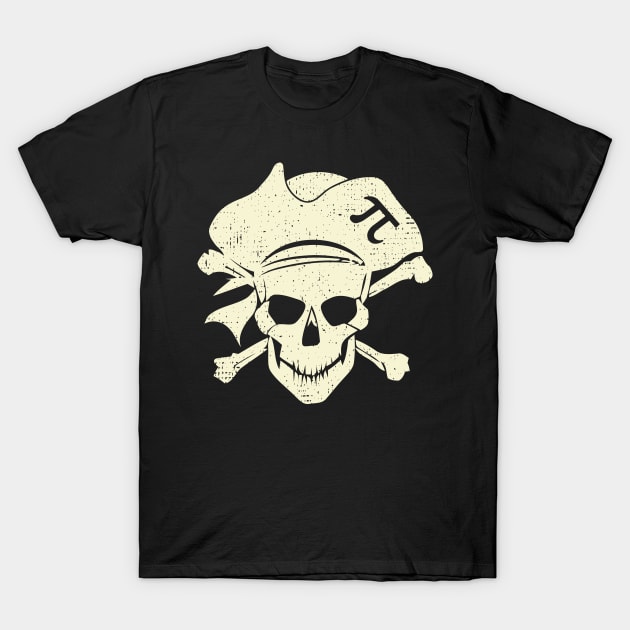 Funny Pirate 3,14 Pi Number Symbol T-Shirt by Etopix